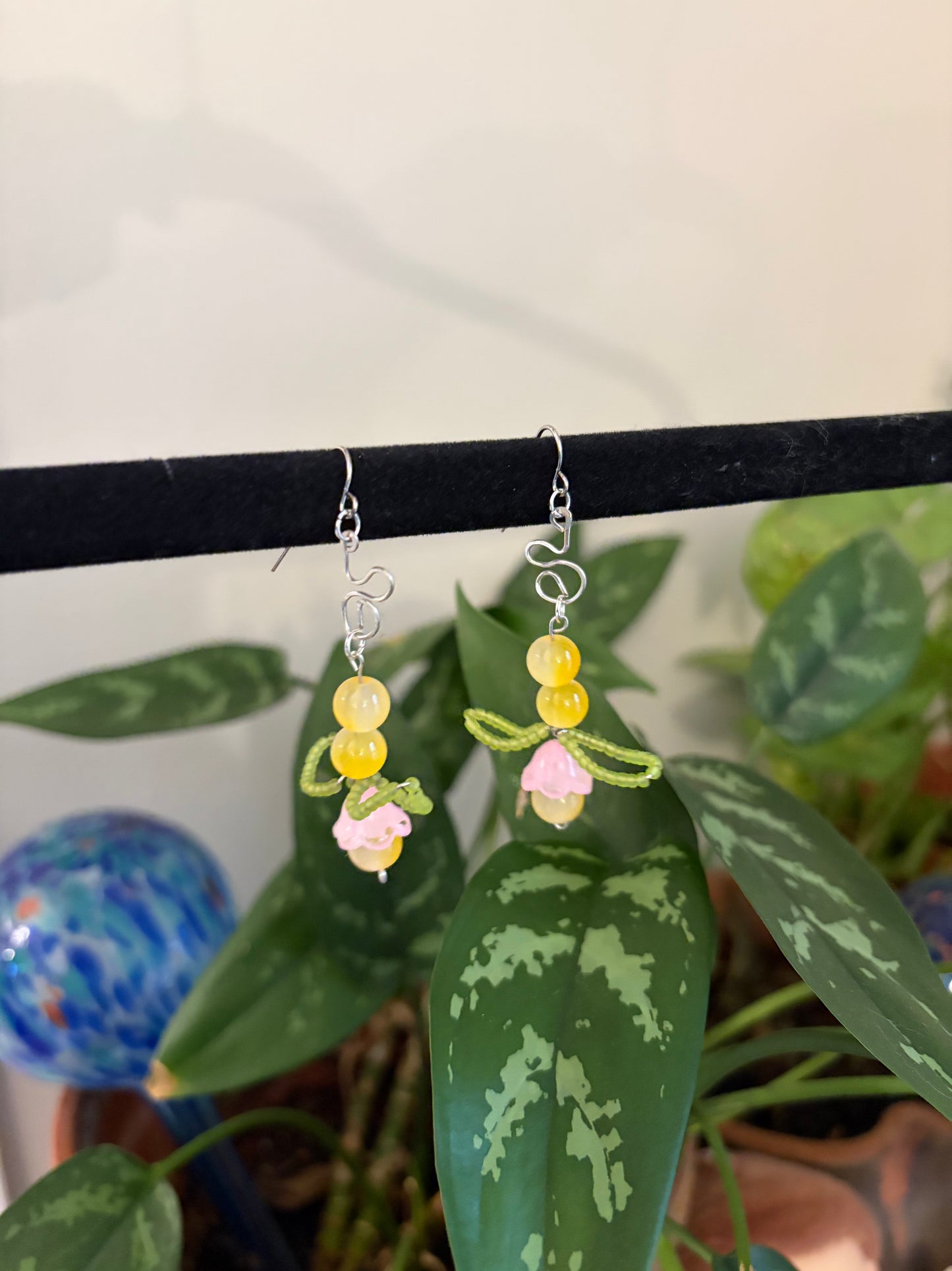 fairy flower earrings