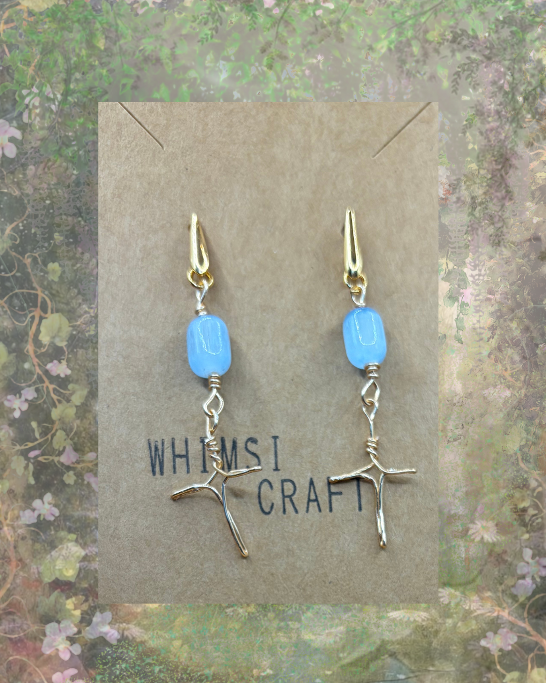 Beaded Garden Fairy Earrings
