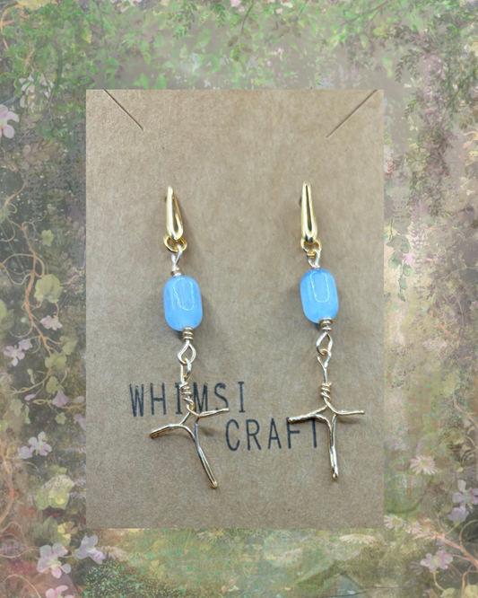 Beaded Garden Fairy Earrings