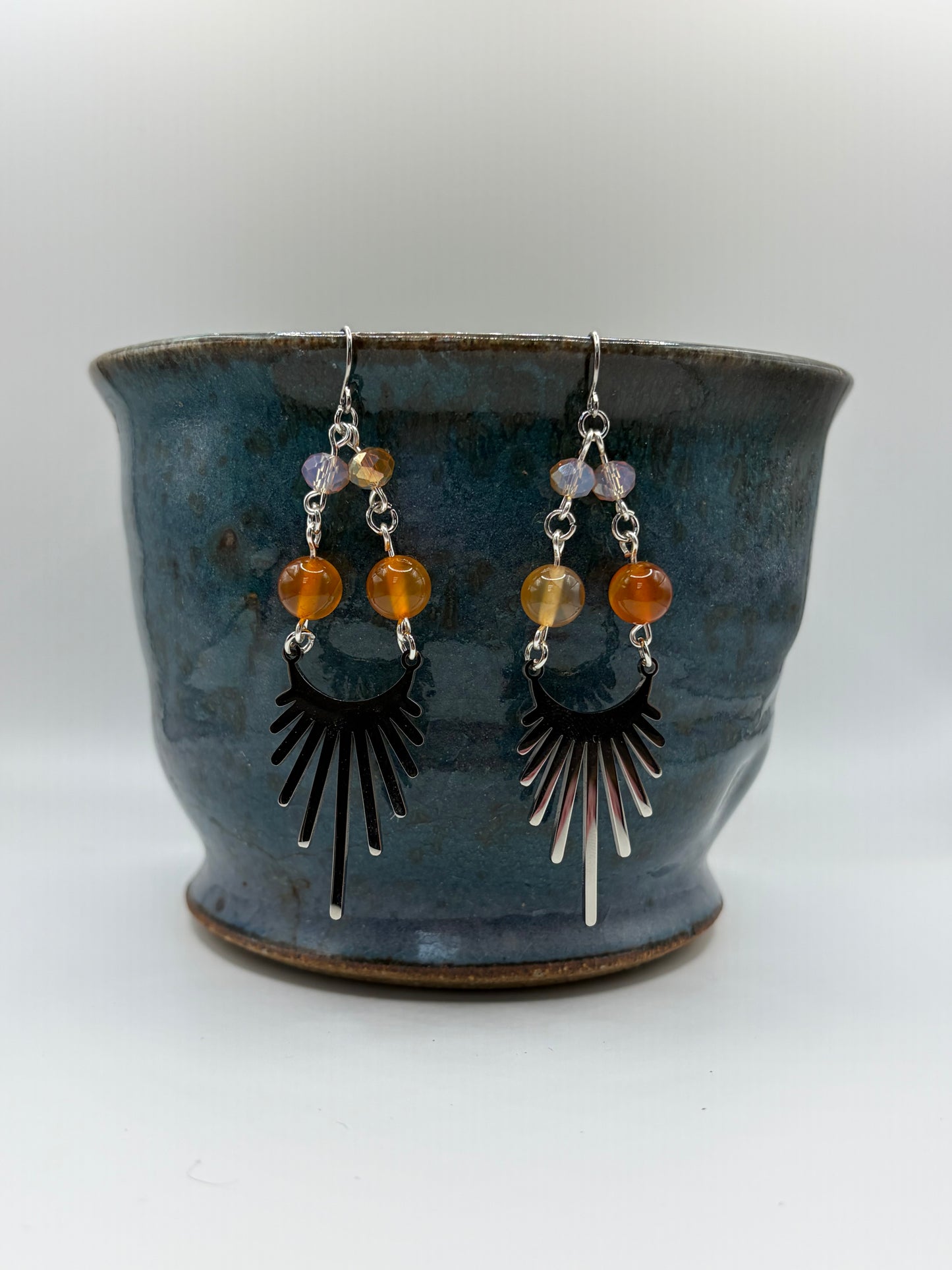 sunburst earrings