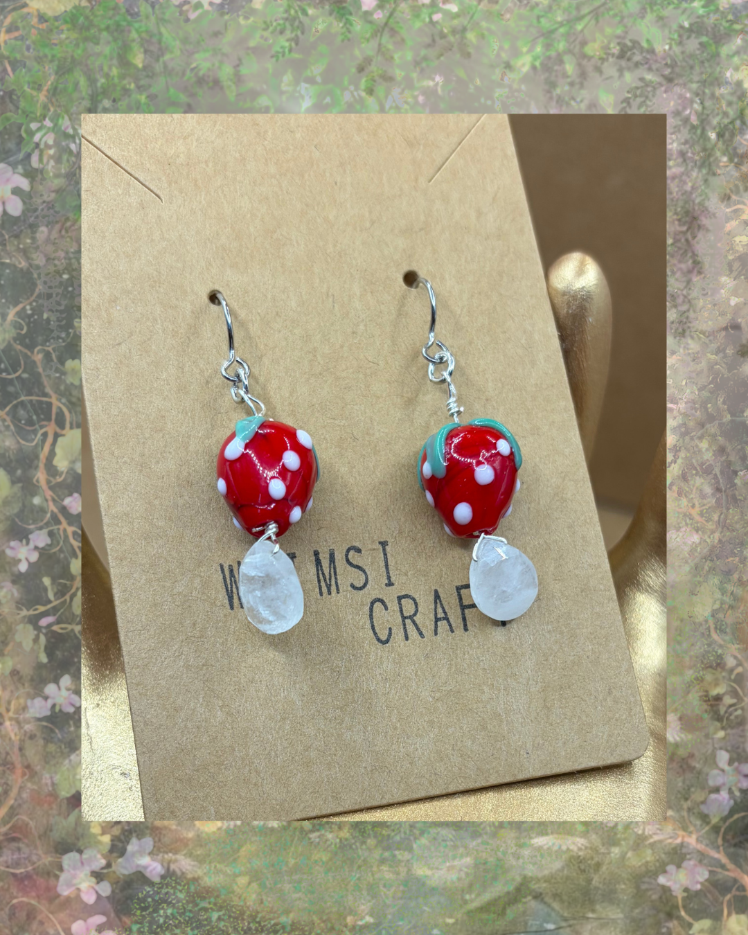 Crystal Garden Fairy Earrings
