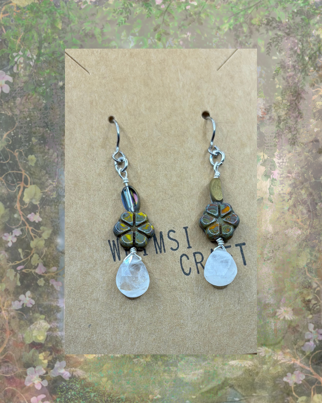 Crystal Garden Fairy Earrings