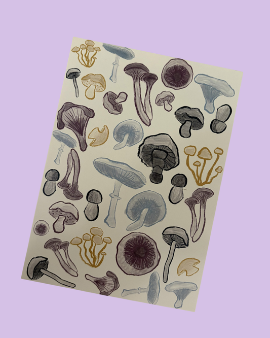Mushroom Art Print