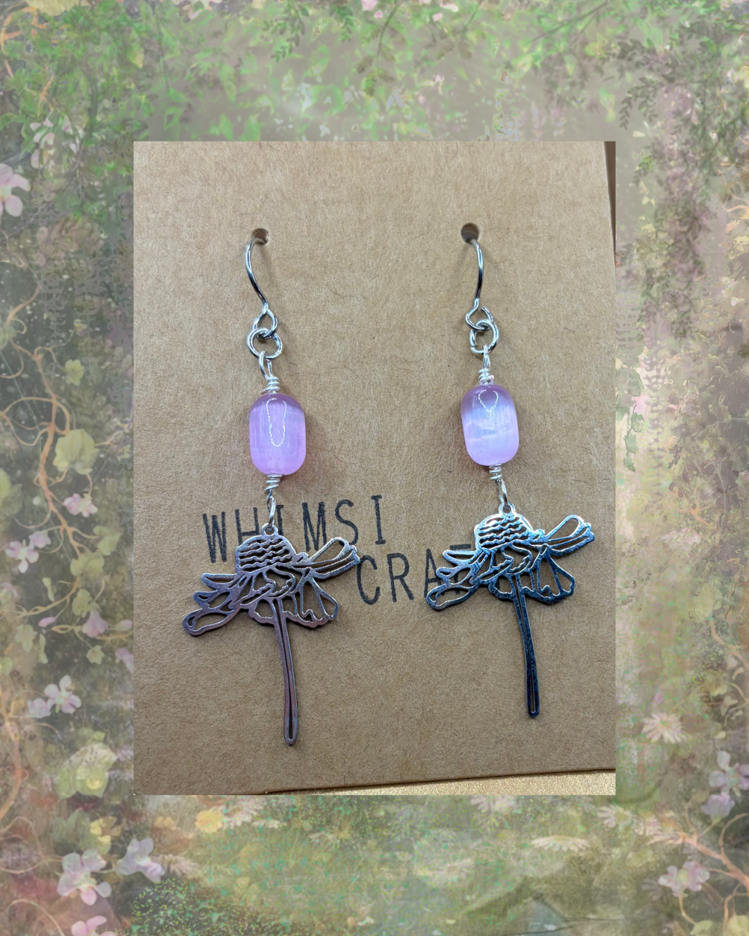Beaded Garden Fairy Earrings