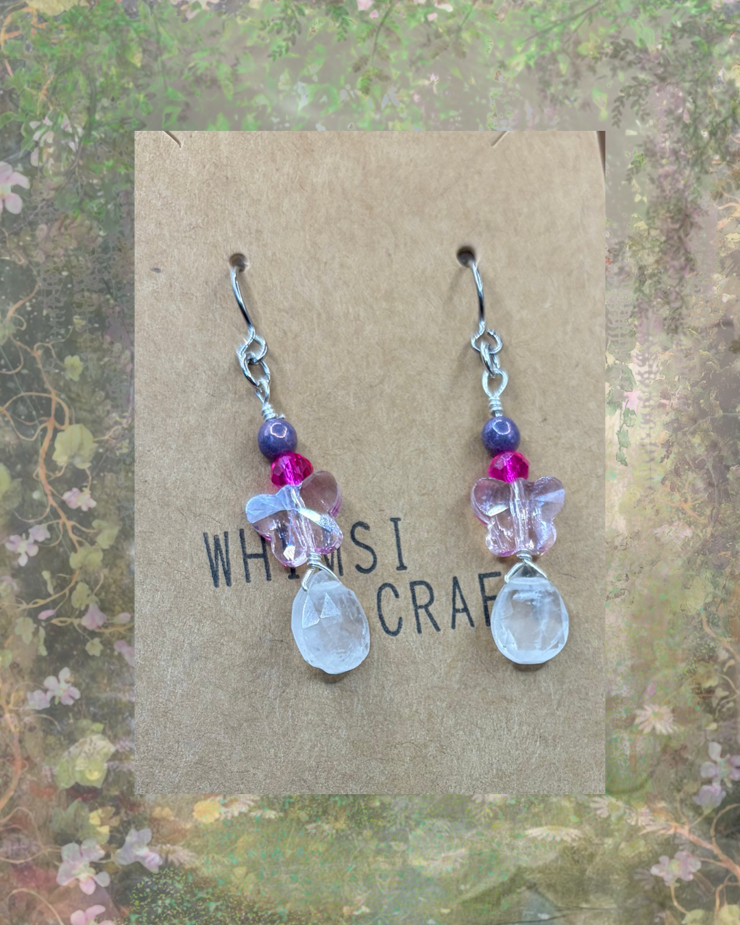 Crystal Garden Fairy Earrings