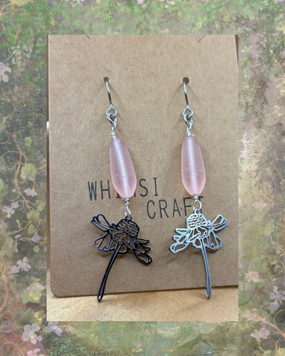 Beaded Garden Fairy Earrings