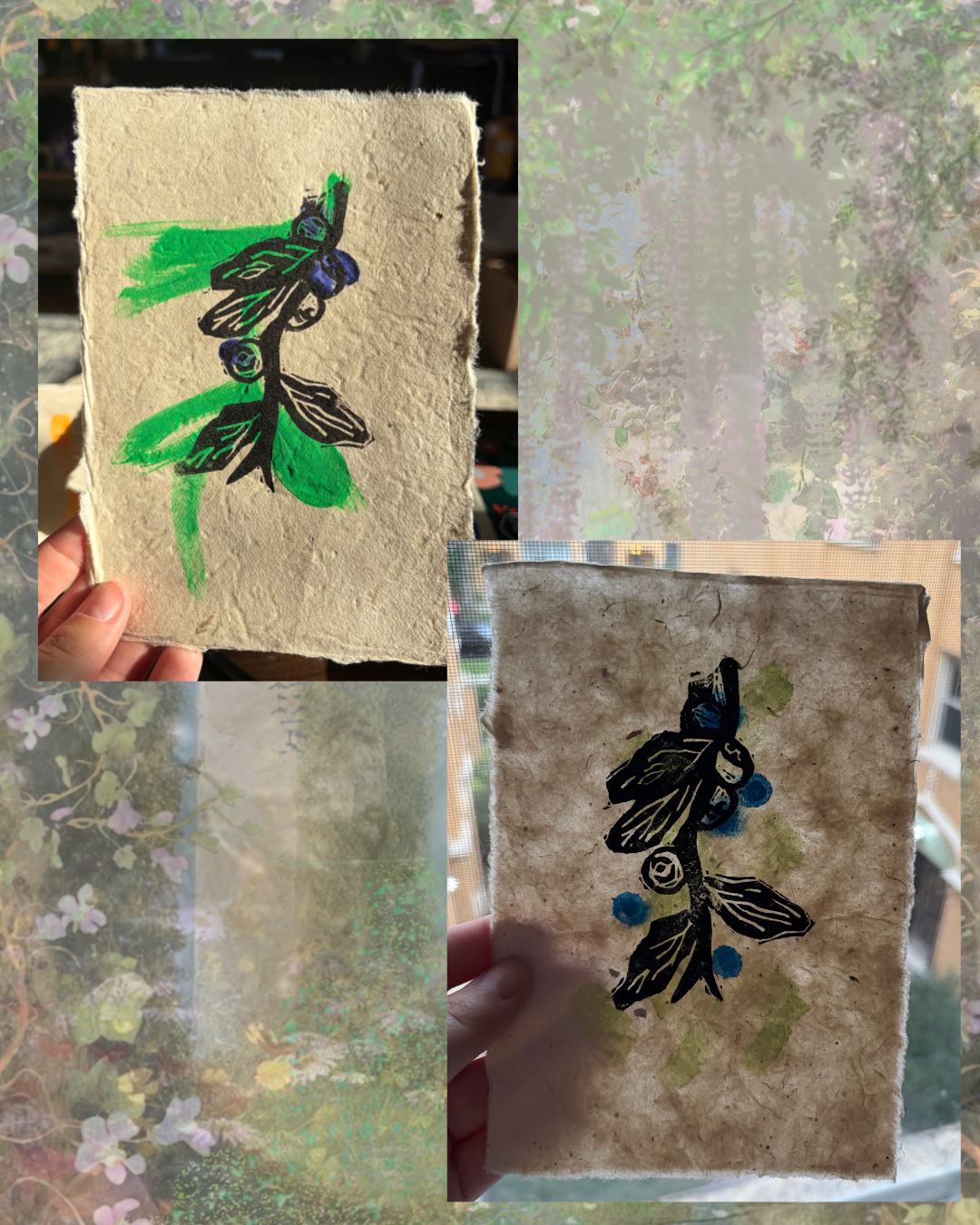 Fairy Garden- Blueberry Prints