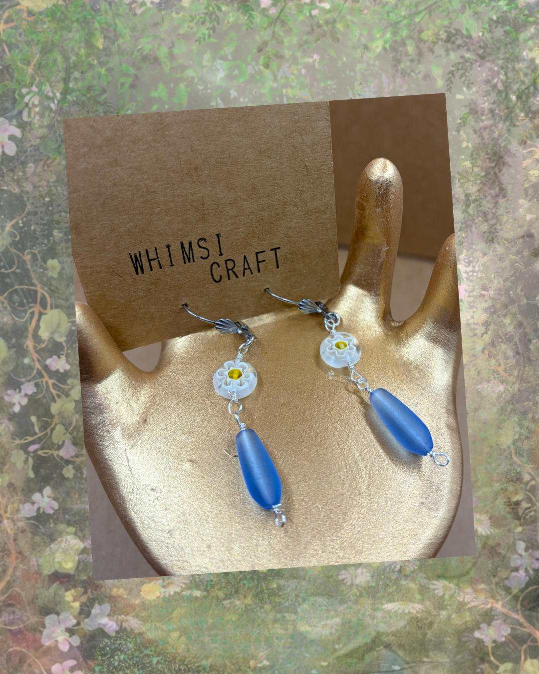 Beaded Garden Fairy Earrings