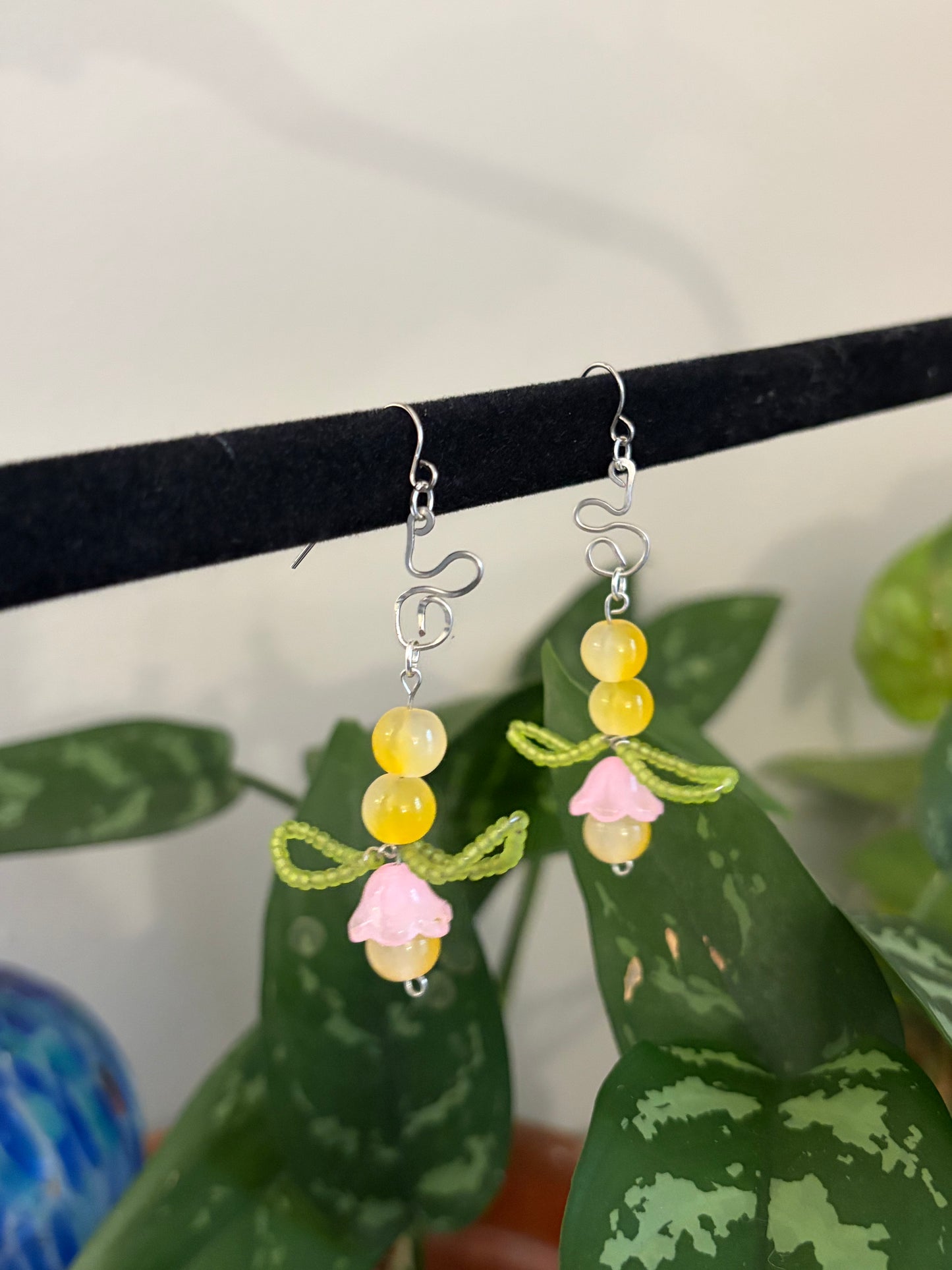 fairy flower earrings