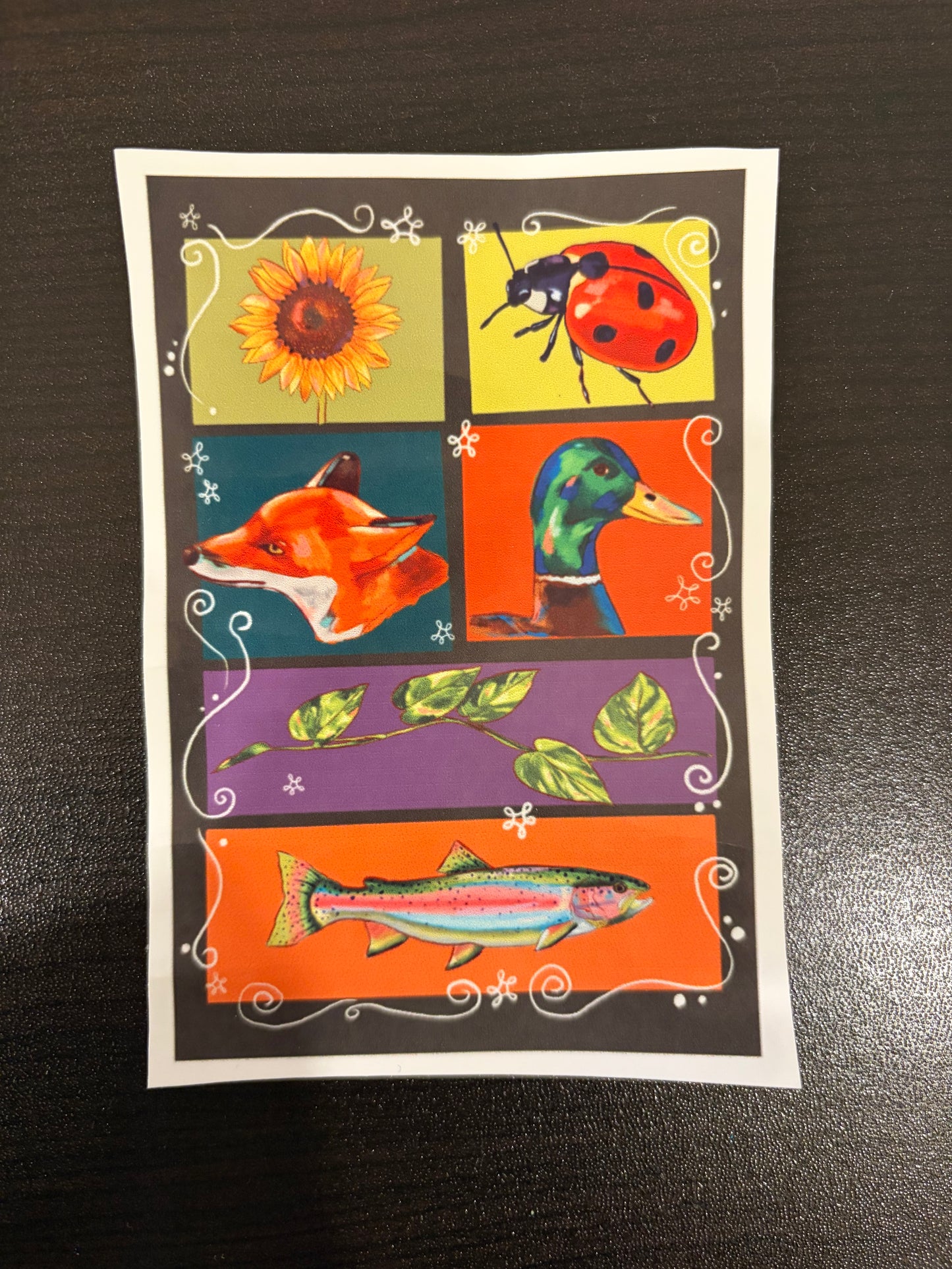 Autumnal Animals Sticker