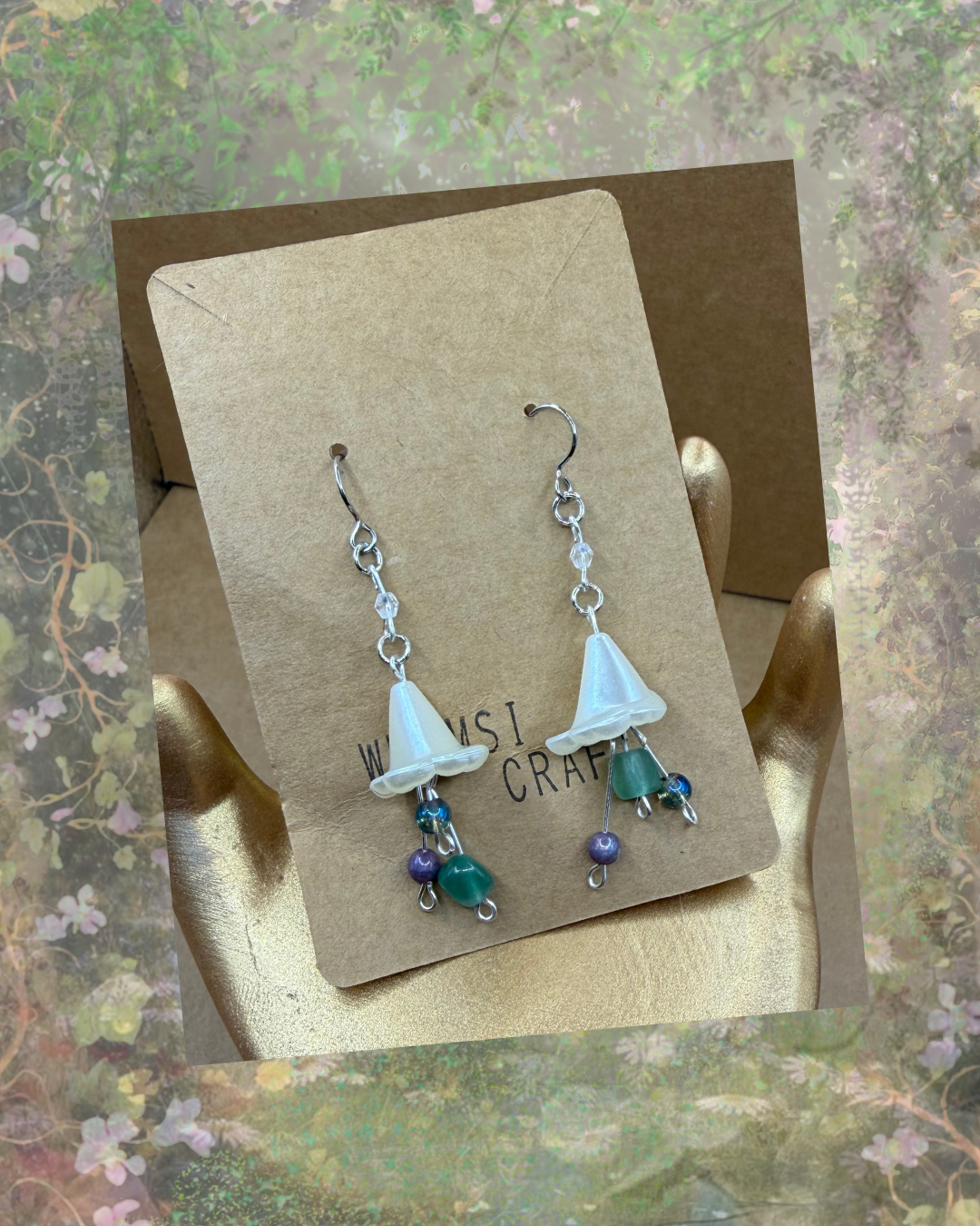 Crystal Garden Fairy Earrings