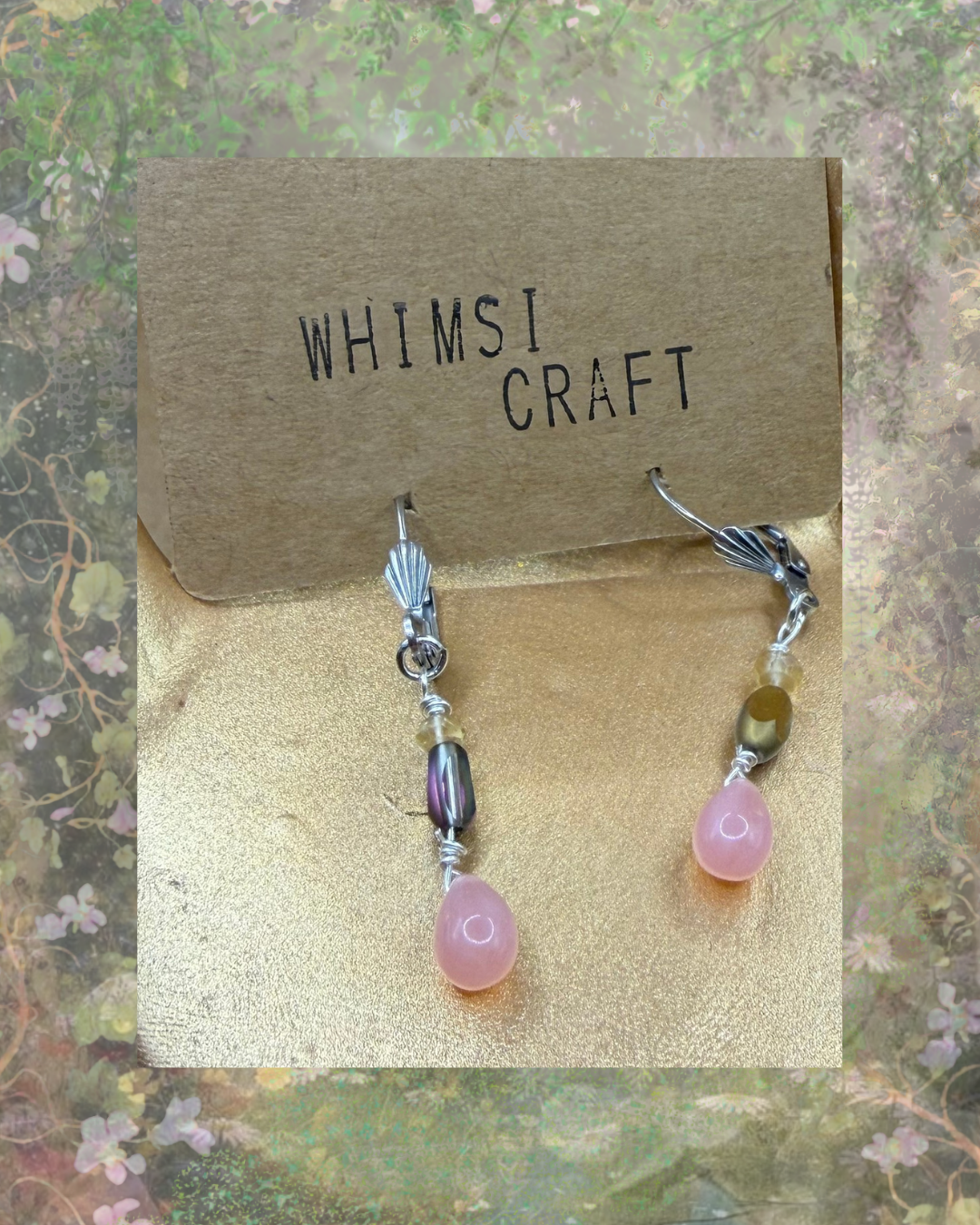 Crystal Garden Fairy Earrings